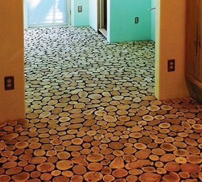 how to do a cordwood floor hometalk