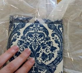 Posavasos de azulejos DIY con decoupage de servilletas, manualidad de decoración del hogar DIY fácil