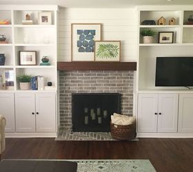 Adding Built Ins Around Our Fireplace