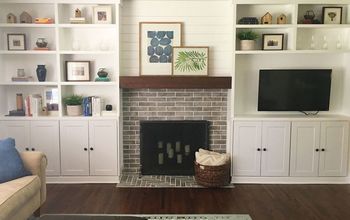 Adding Built Ins Around Our Fireplace