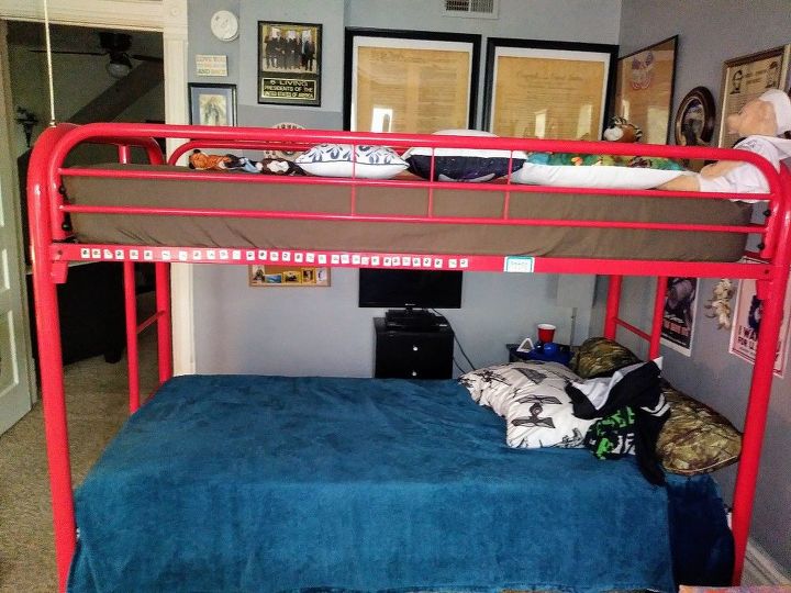 q what can i do with a bunk bed still need bottom bed want top off