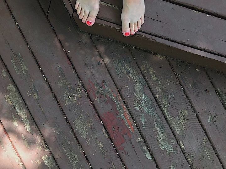 refresh a deck with deckover paint