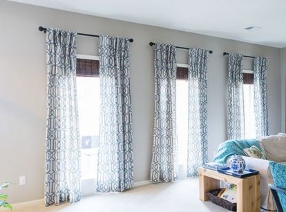 How High To Hang Curtains Hometalk Drop The Ceiling