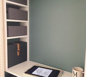 turn closet into mini office