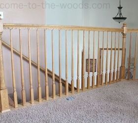 diy stair railing redo for added safety