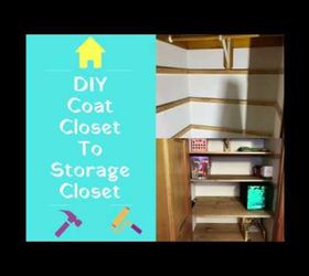 Diy Convert Coat Closet To Storage Closet Or Pantry Hometalk