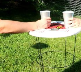 How to Turn Tomato Cages Into Tables For an Outdoor Party