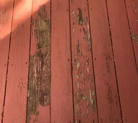 q i had someone paint my deck and it started peeling very soon after w