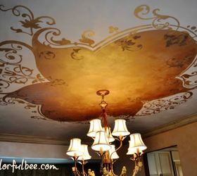 s 17 impossibly creative ceiling ideas that will transform any room, Highlight a focal point like a chandelier