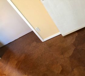 DIY Faux Wood Flooring Using Brown Paper