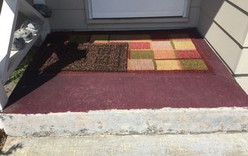 Glued carpet on outdoor steps..how to remove!