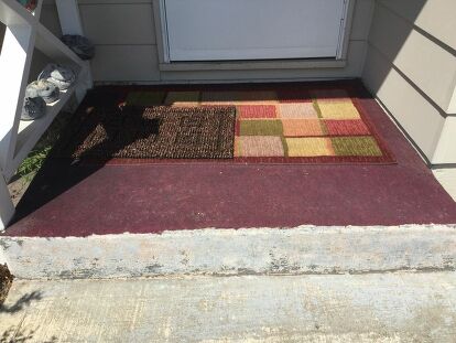 Glued Carpet On Outdoor Steps How To, Outdoor Carpet For Concrete Steps