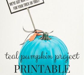 teal pumpkin project free printable