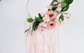 DIY Floral Hoop Wreath