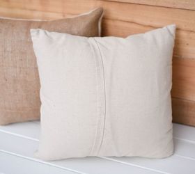 diy farmhouse style outdoor pillow covers drop cloth burlap