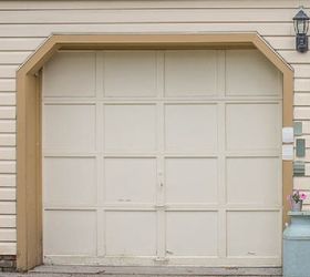 faux finishing garage doors to look like wood
