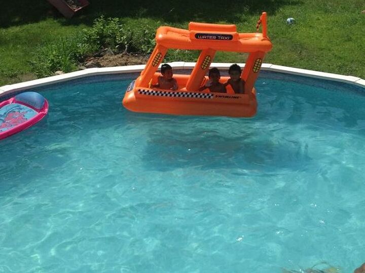 q i wan to add a new huge above ground pool with a double vinyl deck