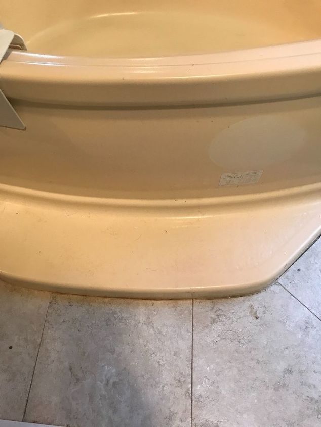 cmo puedo obtener mi baera de fibra de vidrio blanco de nuevo