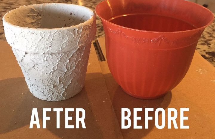 how to age a pot with texture for an antique vintage look