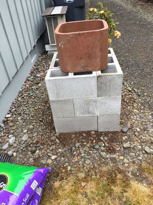 old cedar planter needed replacing what to do
