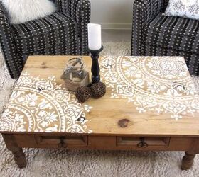 s 25 stencil patterns you ll wish you d seen sooner, Curbside Table Makeover