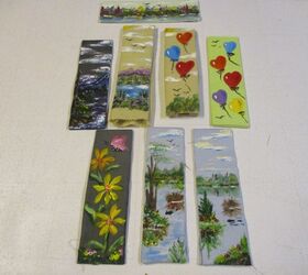 s 20 ways to improve your drop cloth, Cloth Bookmarks