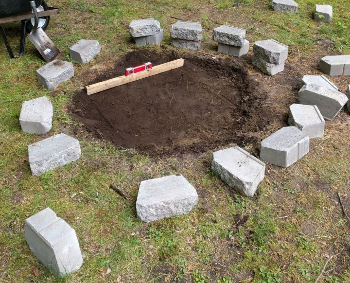 inexpensive diy fire pit