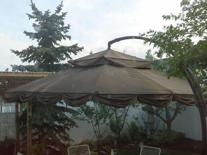 q can we renew this cloth patio umbrella