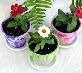 15 ways to brighten up your backyard this summer, Decorate With Fabric Planters In The Backyard