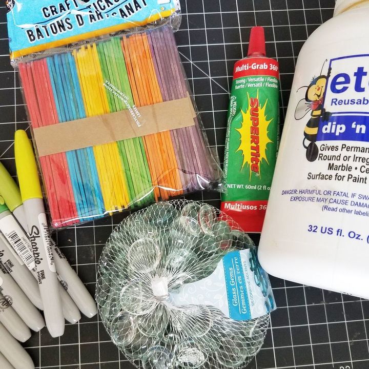 easy colorful plant markers