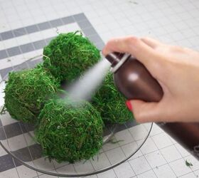 Dollar Store DIY: How to Make Decorative Moss Balls  Little House of Four  - Creating a beautiful home, one thrifty project at a time.