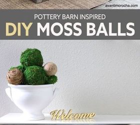 Pottery Barn Knock Off DIY Moss Ball - Dollar Tree