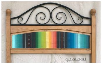 How to Paint the Mexican Serape Painted Headboard