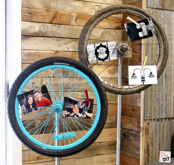 15 maneiras de reciclar e criar mais espao de armazenamento ao mesmo tempo, Placa de memorando nica feita de pneus de bicicleta