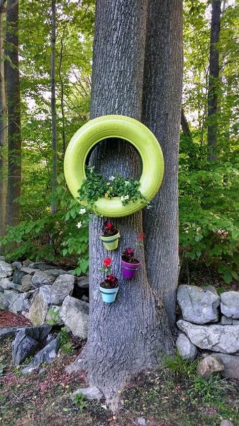 s 15 things to do with scrap material, Repurposed Tire