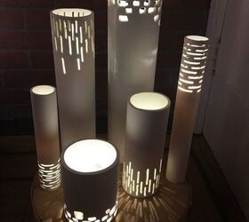 s 15 things to do with scrap material, Pipe Lights