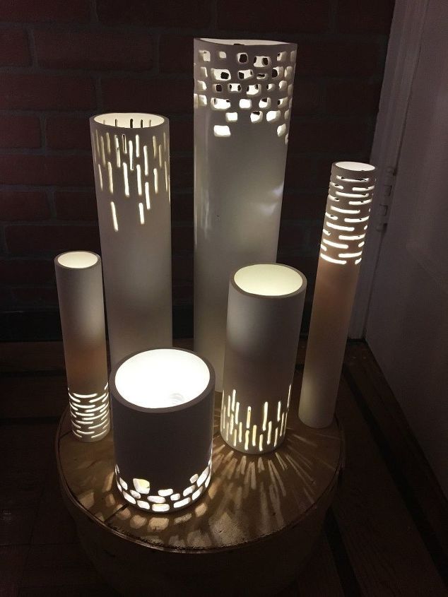 s 15 things to do with scrap material, Pipe Lights