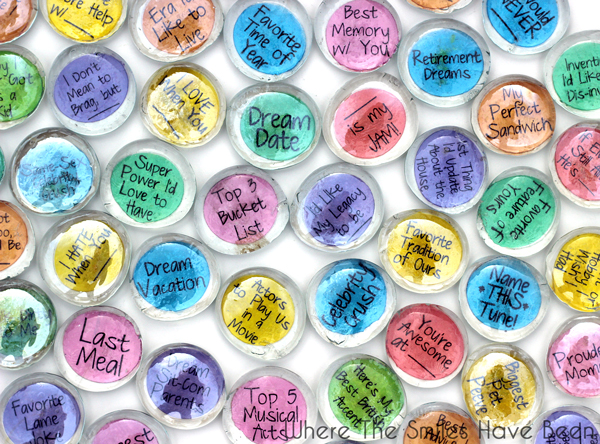 15 amazing things you can make with dollar store gems, Turn them into cute conversation stones