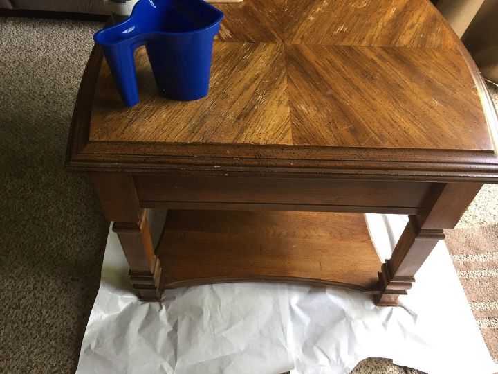 free end table turned into a new treasure all you neednis paint time