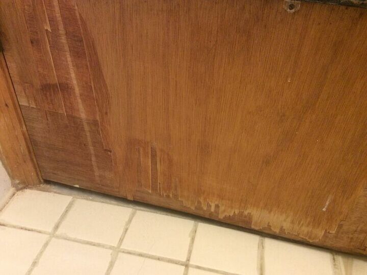 q how can you up grade or recover my bathroom door
