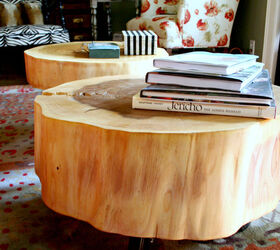 s 15 perfectly round tables, Tree Stump Tables