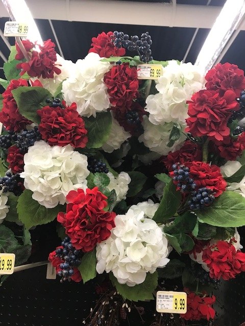 coroa de flores eua americano