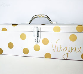 s 21 ways to have more polka dots in your life, Vintage Tool Box