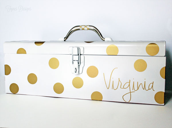 s 21 ways to have more polka dots in your life, Vintage Tool Box