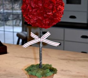 diy simple and sweet valentine s topiary