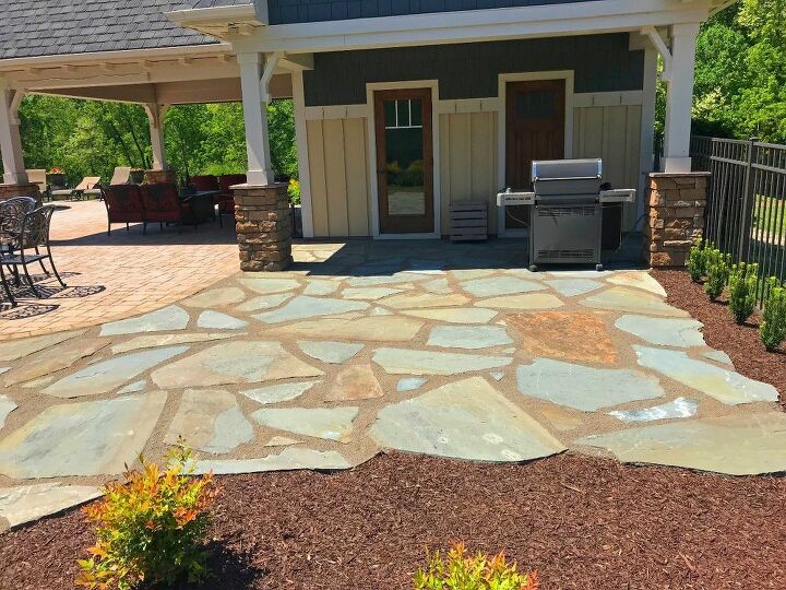 natural stone patio addition