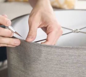 how to make a custom fabric lampshade