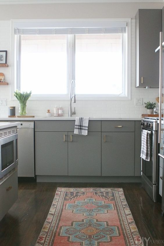 white bright kitchen makeover before after