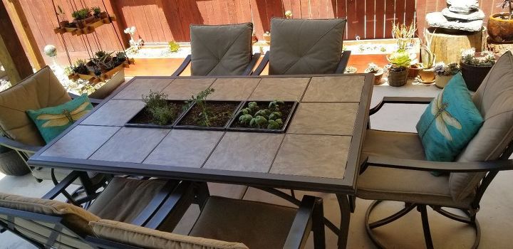 How to Turn Your Patio Table into a Charming DIY Table Planter
