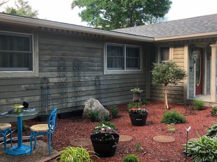 q i have to restain my house what color do you think